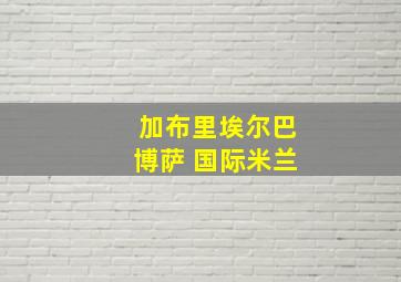 加布里埃尔巴博萨 国际米兰